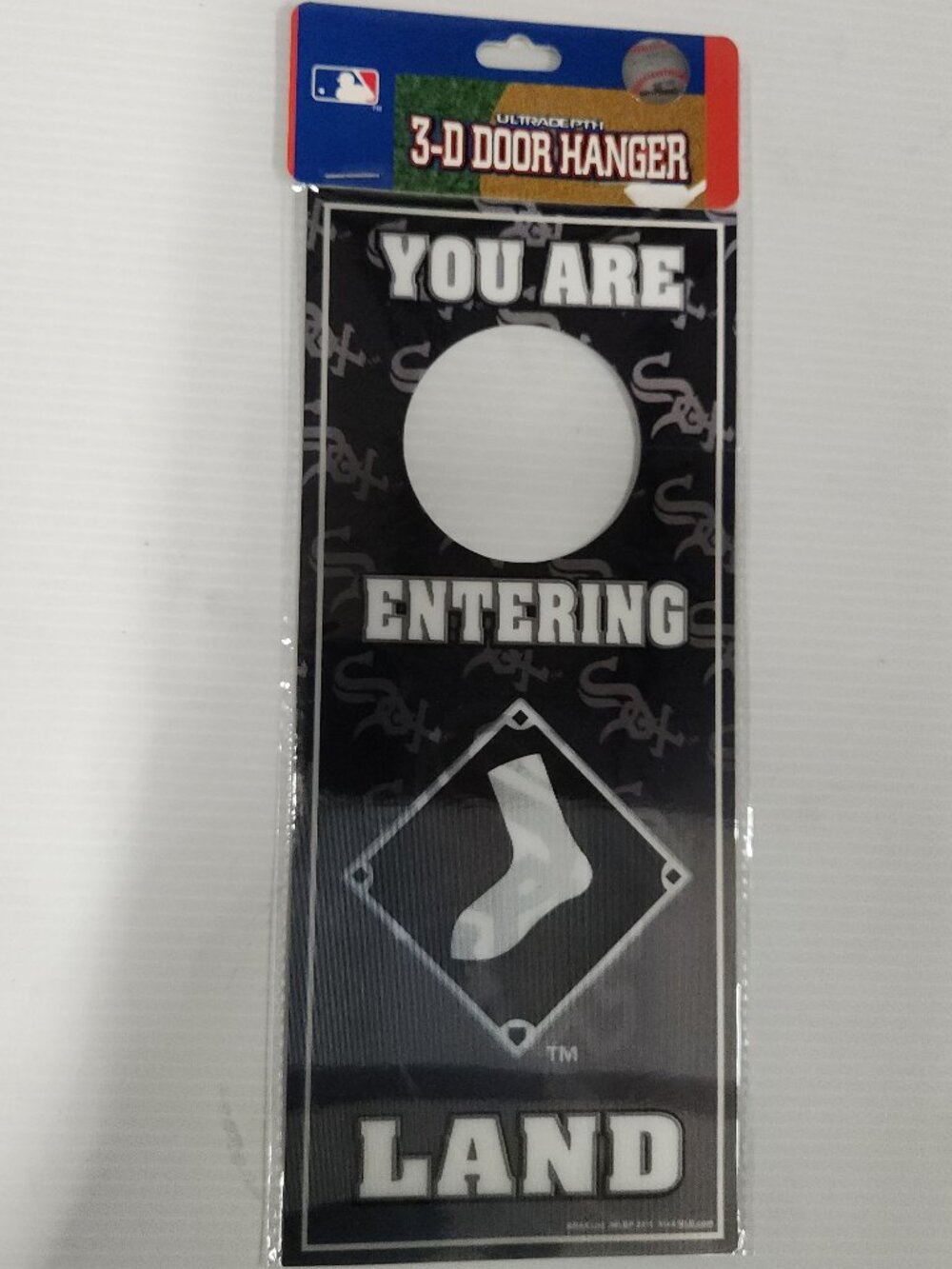 3x Chicago White Sox Land Mlb Ultradepth 3D Door Hangers You Are Entering 167